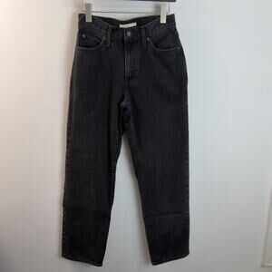 Levis 94 Baggy Tappered Leg Jeans Women's 26 Black